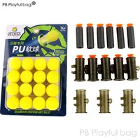 PB Playful bag Outdoor sports CS game Le Hui ball bullet M249 large pineapple Gatling soft bullet chain toy accessories id75 2