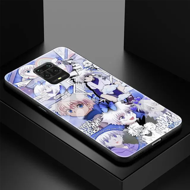 Tempered Glass Case Coque For Xiaomi Redmi Note 9S 9 8 Pro 8T 8A 7 9A 9C 9i Hunter X Hunter HXH Anime Luxury Shell Cover Fundas T05