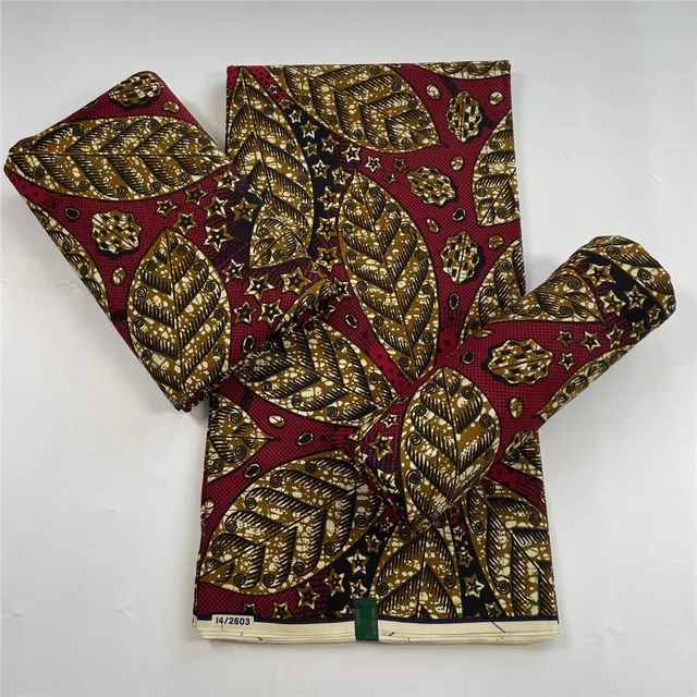 2021 New Hot Sale African Wax Fabric Cotton Material Nigerian Ankara Block Prints Batik Dutch High Quality Sewing Cloth VL-40 7