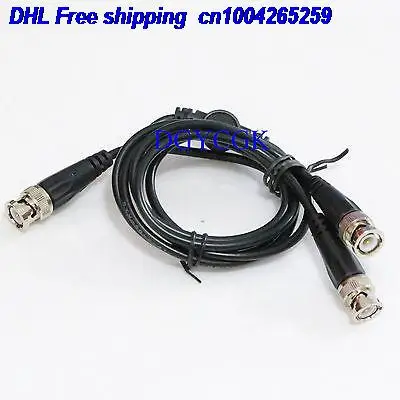 

EMS/ DHL 50pcs BNC male to Y 2x BNC plug 1M2M Oscilloscope test Comprehensive pigtail 3FT cable 22j