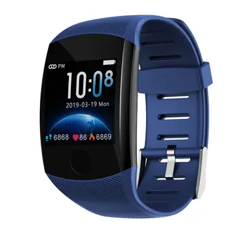 

Q11 Health Tracker Smart Watch Waterproof Fitness Bracelet Big Press Screen Message Remind Heart Rate Time Smartband