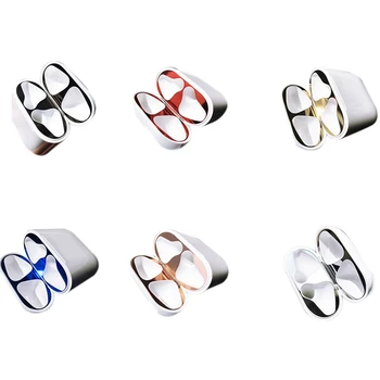 

6Pcs Metal Dust Guard Earphone Protection Sticker for Headphone Accessories for Apple Aiirpods 2Nd Generation Wireless
