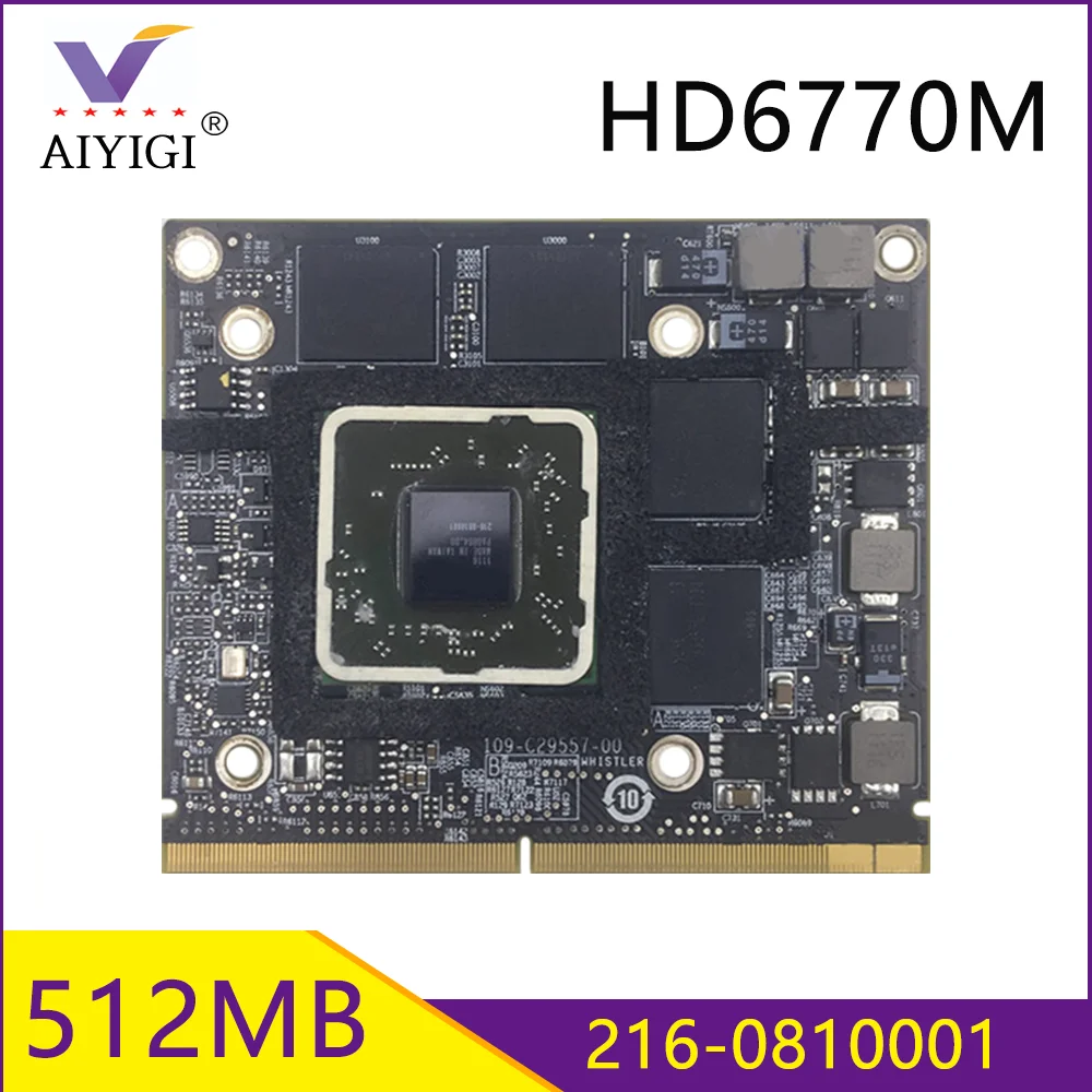 Оригинальная видеокарта Radeon HD6770 HD6770M HD6750 HD6750M 109 C29557 00 для Apple iMac 27 &quotA1312 21 5&quot