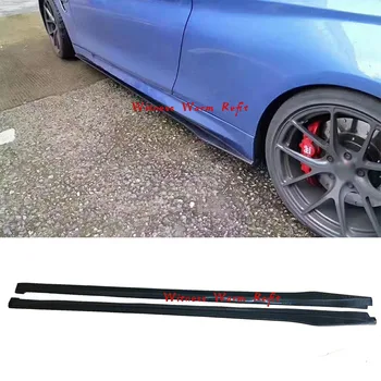 

Carbon Fiber Car Side Skirts apron For BMW F32 F33 F36 M Sport Bumper 420i 428i 435i Only 2013 - 2020 2PCS side Lip Splitters