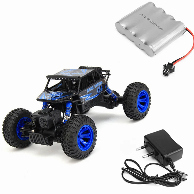 2,4 ГГц 1:18 масштаб 4x4 рок сканеры автомобиль RC Рок Гусеничный 4WD Внедорожный гоночный грузовик автомобиль игрушка, ЕС разъем