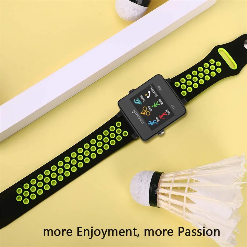 Для Garmin Vivoactive ацетат новая мода спортивный силиконовый браслет напульсник Смарт часы долговечные аксессуары#806