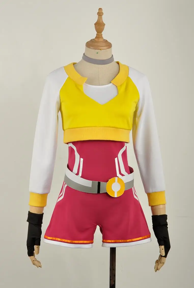 Pokemon Go Yellow Team Cosplay Costume Trainer Cosplay Uniform Halloween Chrismas Costumes For Women
