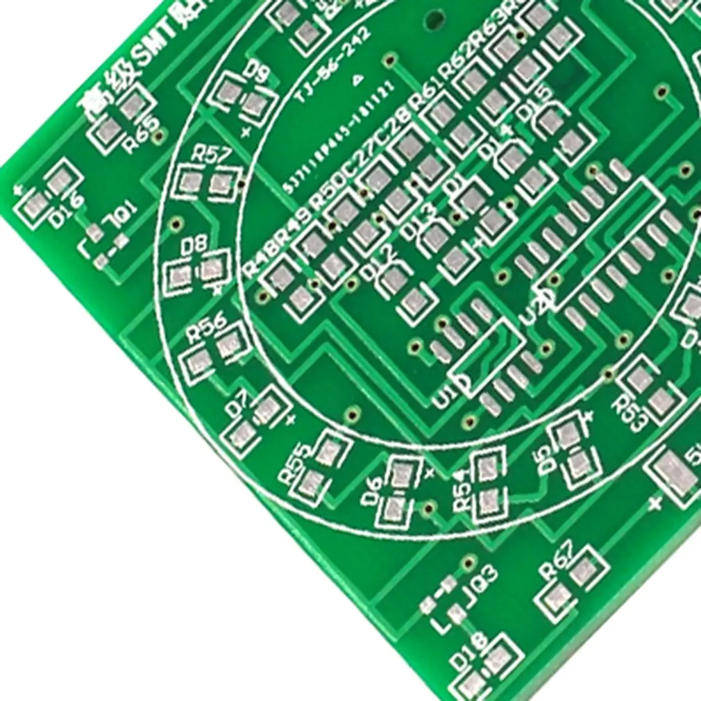 SMD компонент паяльная доска для практики CD4017+ NE55 водный светильник Набор для обучения мастерству сварочная доска Тренировочный Набор