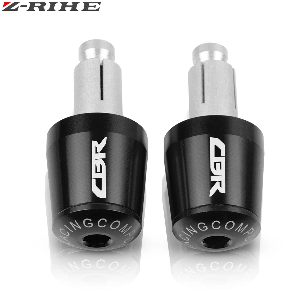 Black Black Для honda CBR 250 150 600 929 954 RR CBR 650F 600RR CBR 1000RR руль мотоцикла, аксессуары ручной рукоятки «Грипсы» рожки руля Кепки - Цвет: Black Black