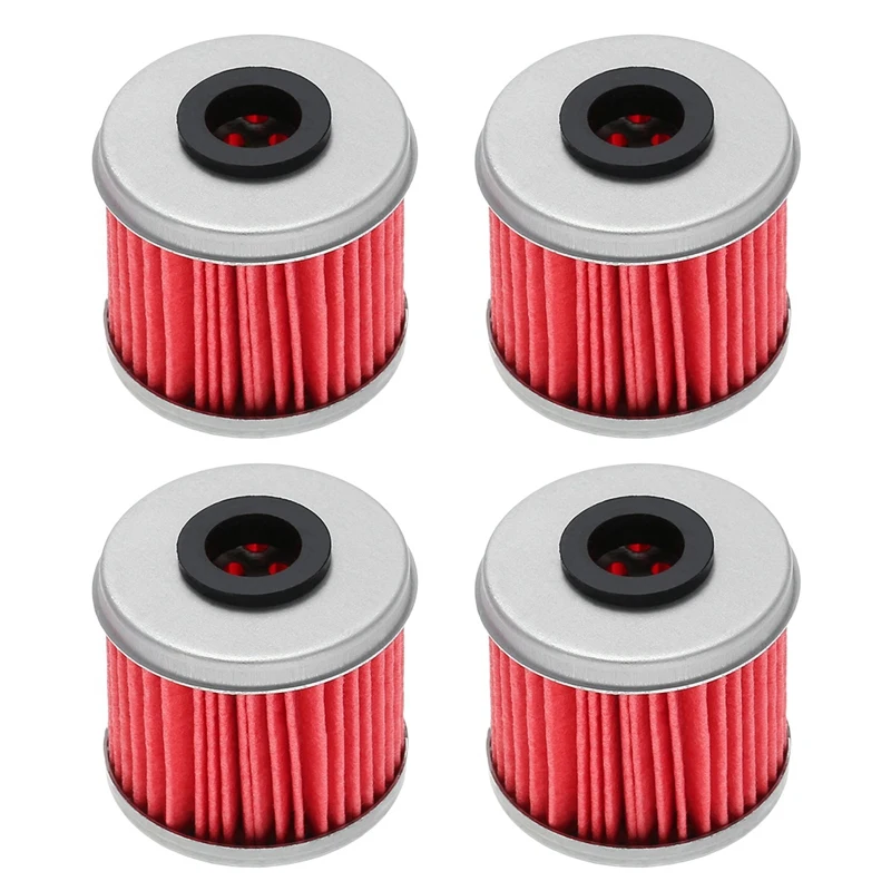 4 шт. масляный фильтр подходит для Honda TRX450R TRX 450R TRX450ER 2004 2005 2006 2007 2008 2009