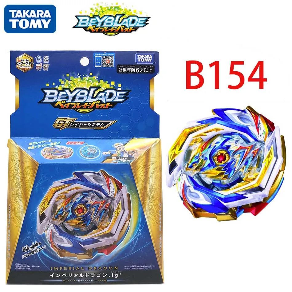

New Genuine TAKARA TOMY BEYBLADE GT B-154 Imperial Dragon God Overlord Blasting Gyro Toy Beyblade Burst for Child's Gifts