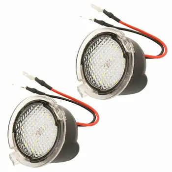 

Super White 18 LED Side Mirror Puddle Light For Ford F-150 Edge Taurus Explorer White Side Mirror LED Puddle Light