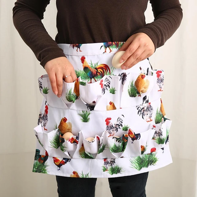 Eggs Collecting Gathering Holding Pockets Harvest Apron Duck Goose Carry  Housewife Farmhouse Kitchen Home Durable Workwear - AliExpress