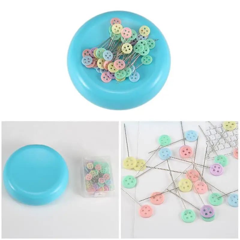 Магнитный Pincushion Pin Caddy Клип держатель для швейных игл DIY шитье E2S
