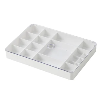 

Multi-Lattice Jewelry Box Makeup Storage Necklace Travel Box Watch Storage Transparent Jewelry Box Jewelry Box Bedroom Jewelry B