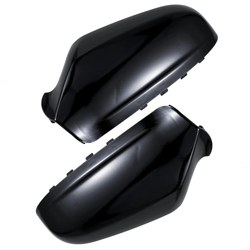 Cubierta de espejo retrovisor negro brillante para Opel Astra H 2004, 2005,  2006, 2007, 2008, 2009, accesorios de coche, 1 par