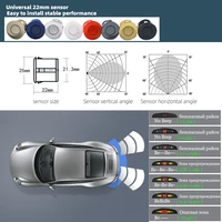 Car LED Parking Sensor Kit 4 Sensors 22mm Backlight Display Reverse Backup Radar Monitor System 12V 8 Colors - Image 5