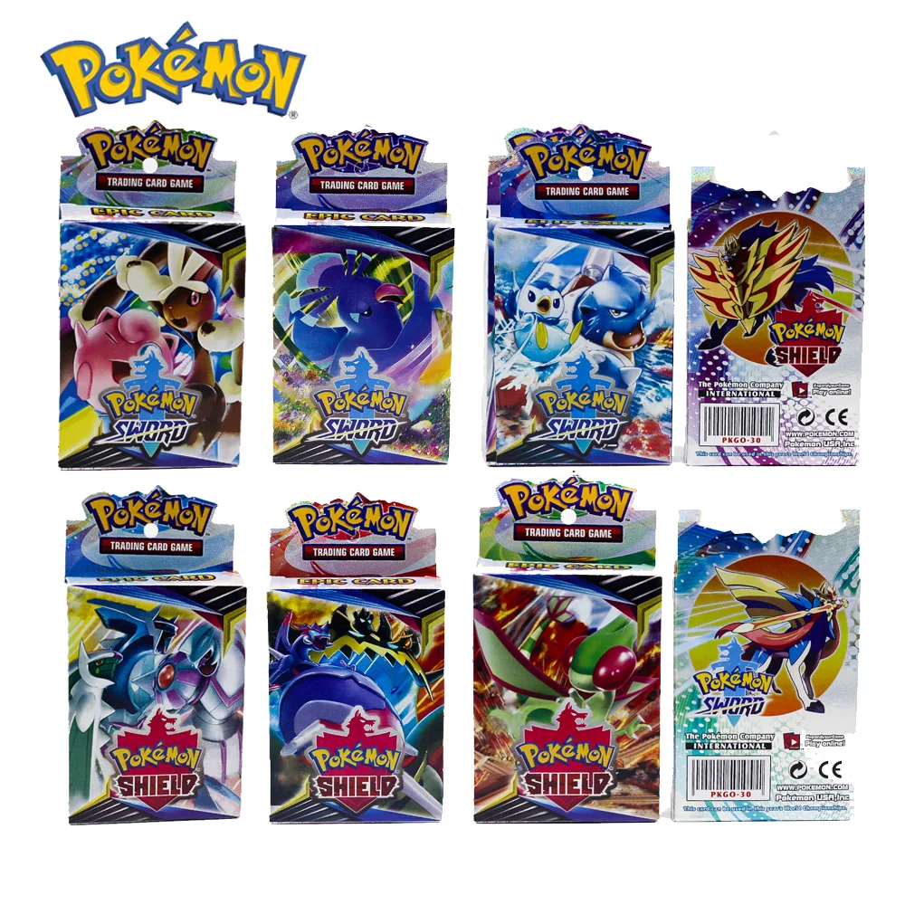 25 шт., Pokemon GO Cards, GX, кроссовки TGA TEAM BREAK, 3D флэш-карта, меч и щит, солнце и луна, коллекционный подарок, детская игрушка