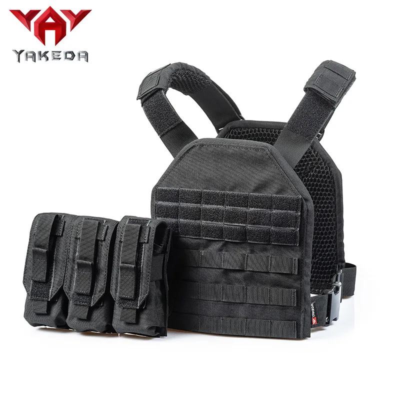Yakeda Tactical Vest MOLLE JPC 1000D Military Plate Carrier Vest