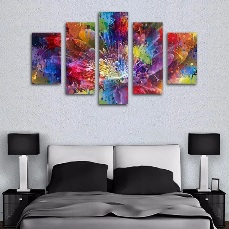 5-Pieces-Gorgeous-Flowers-Canvas-Paintings-Abstract-Canvas-Print-Poster-Bedroom-Pictures-for-Home-Decor-Colorful (1)