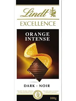 

Lindt Excellence Orange Intense Chocolate 100g (Pack of 5)