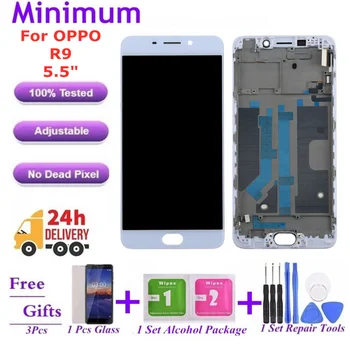 

5.5" AMOLED LCD For OPPO R9 R9m LCD Display Touch Screen with Frame Digitizer Sensor Assembly Replacement Parts