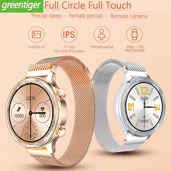 

Smart Watch Women 2020 Waterproof Heart Rate Monitoring Bluetooth For Android IOS Fitness Bracelet Smartwatch vs dt78