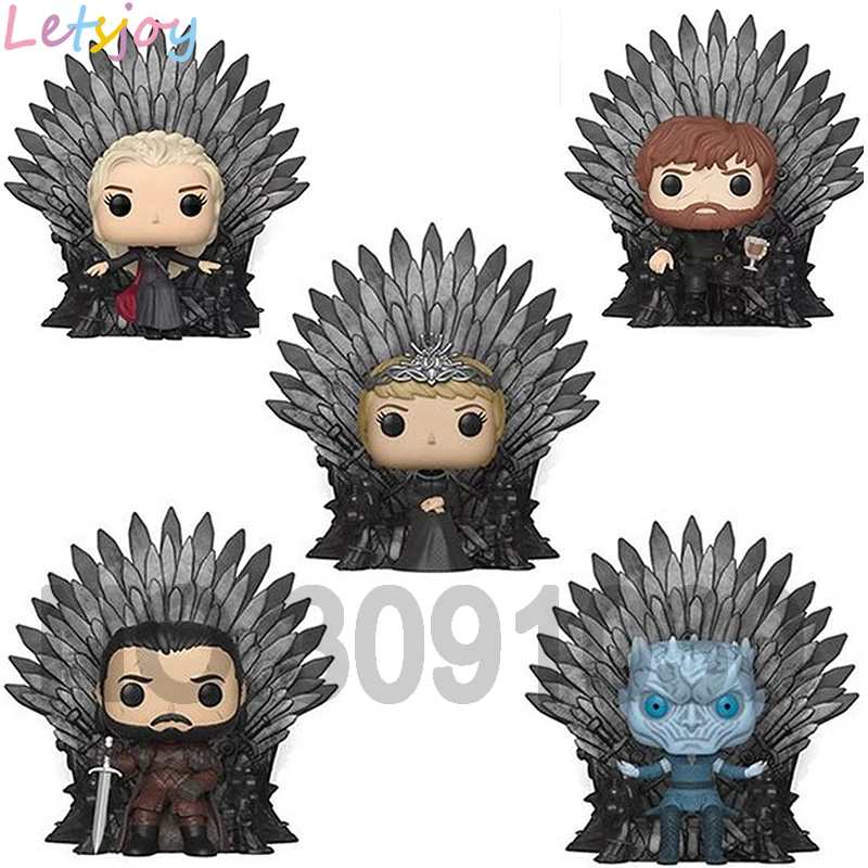 Offcial pop horse Игра престолов фигурки мягкие с троном Daenerys Джон Сноу Cersei Night's King Tyrion