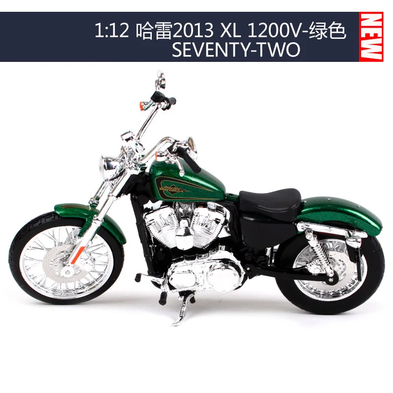 Maisto 1:12 Harley Davidson 2013XL 1200V 70 two мотоцикл металлическая модель игрушки для детей