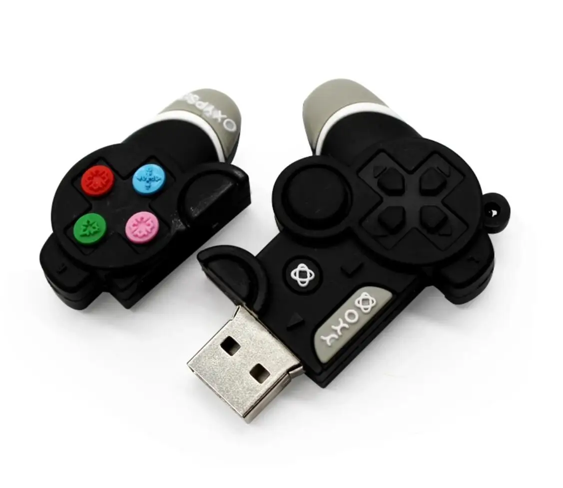 Cartoon Gamepad Metal Camera DSLR USB Flash Drive 4GB 8GB 16GB 32GB 64GB pendrive 2.0 game pad pen drive memory usb stick | Компьютеры и