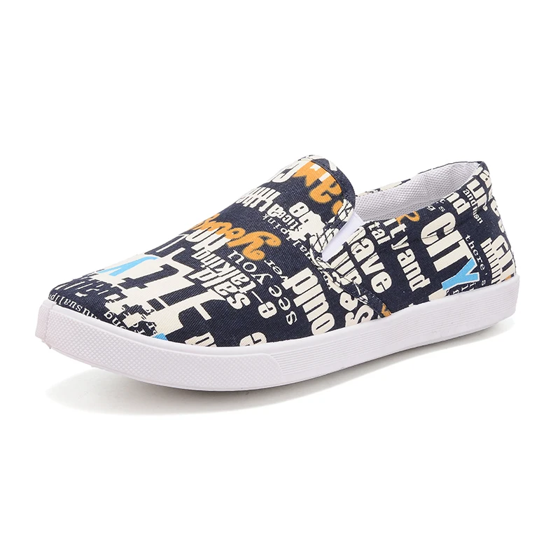 Мужские однотонные повседневные туфли дышащие холщовые кроссовки без застежки