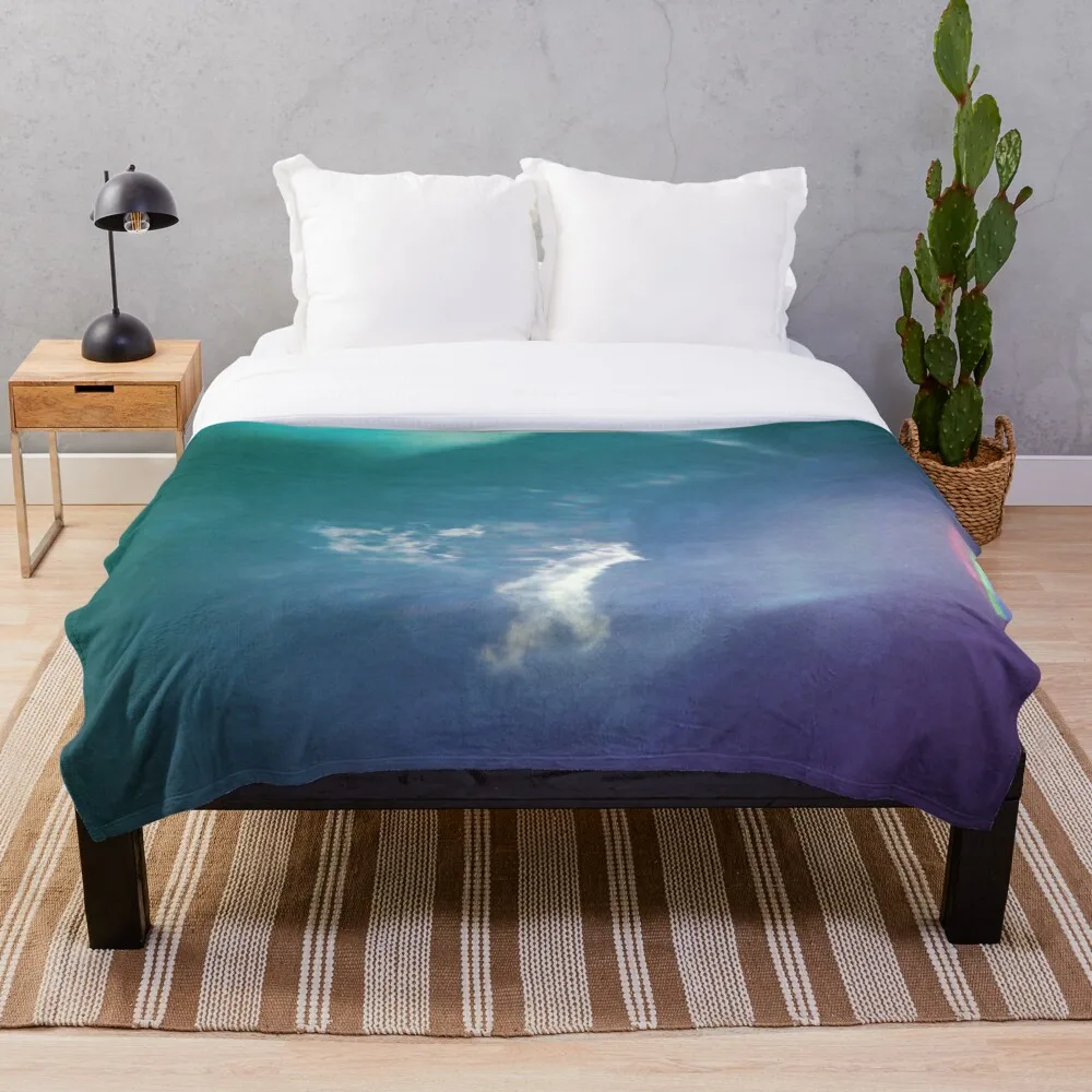 

All Season Printed Fleece Blanket Super Soft Cozy Throw Blanket Rainbow