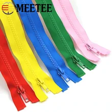 

5pcs Meetee 5# Open-end Resin Zipper 40/60/70cm for DIY Sewing Garments Coat Down Jacket Zip Clothing Accessories A3-2