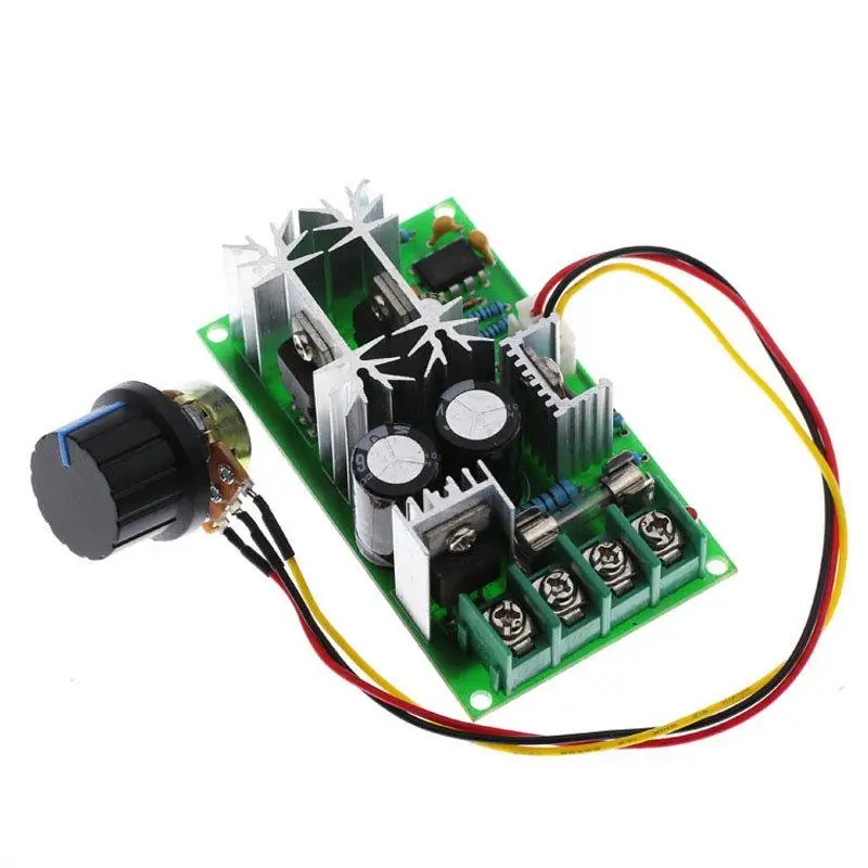 

DishyKooker 20A PWM DC Motor Speed Controller 12V 24V 36V 48V /w Potentiometer Knob Switch
