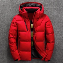 Пуховая куртка, гусиный пуховик, мужская зимняя куртка, пальто с капюшоном, верхняя одежда для альпинизма, спортивная одежда, плотное пальто, теплое и ветрозащитное