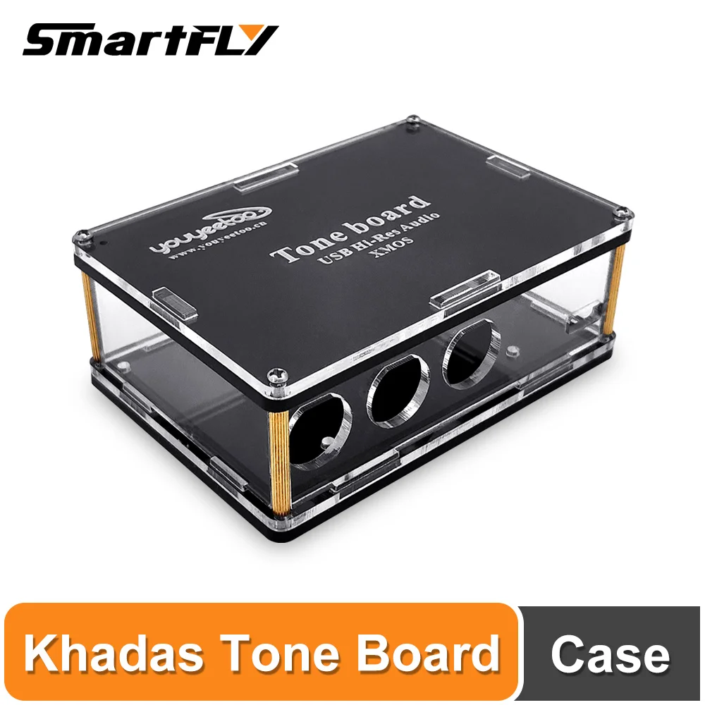 Чехол для Khadas Tone Board ES9038Q2M USB DAC Hi Res Audio макетная плата с XMOS XU208 128 QF48|Аксессуары