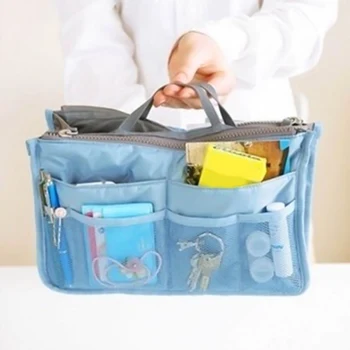

Double Zipper Bag Multi-function Bag Cosmetic Storage Bag Travel Cosmetic Bag