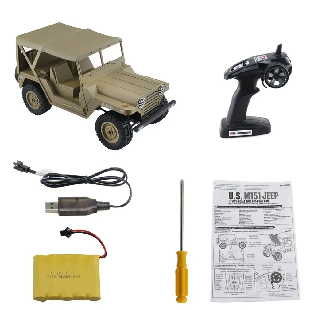 SUBOTECH BG1522 1/14 2,4 г 4WD гусеничный внедорожный радиоуправляемая антигравитационная машина багги игрушки высокоскоростной автомобиль с фарой RTR - Цвет: Цвет: желтый