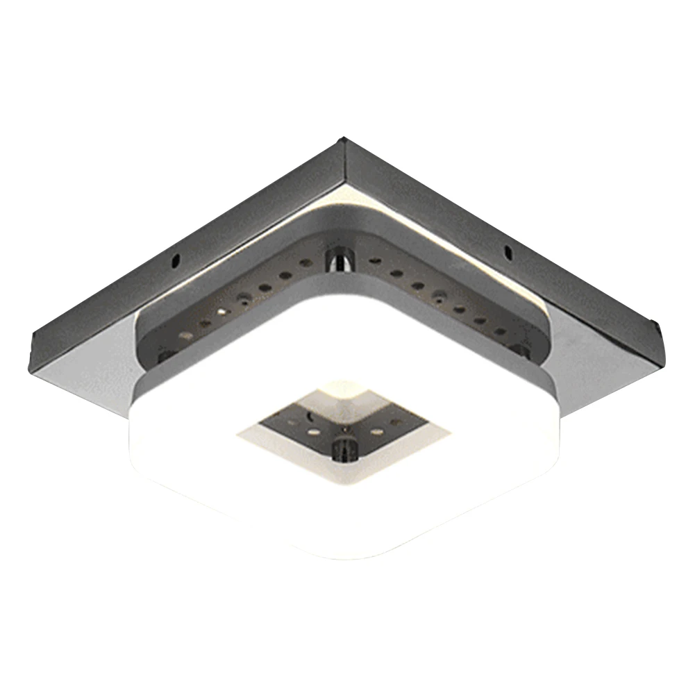Decorative Modern Flush Living Room Square Shape Surface Mounted Porch Balcony LED Lamp Hallway Artpad 12W Home Ceiling Light