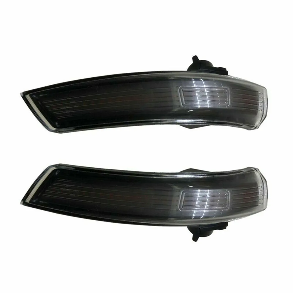

2pieces Dynamic Smoked LED Turn Signal Light Rearview Mirror Indicators Shock Resistant Fit For Ford 2008-2018