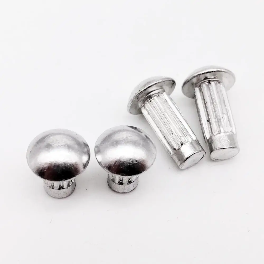 M2 M3 M4M5 GB827 304 Stainless Steel Button Round Head Knurled Shank Solid Rivet 