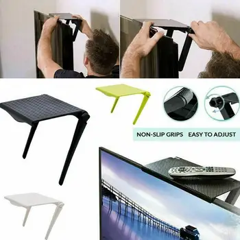 

Adjustable Screen Top Shelf Innovate Computer Monitor Riser Stand Organize Desktop Tools Storage Multi-function T0V9
