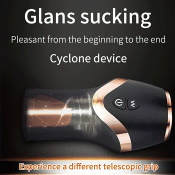 12modes Automatic Sucking Male Masturbation Cup Silicone Vagina  Glans Delay Ejaculation Vibrator Sex Toys For Men Penis Trainer