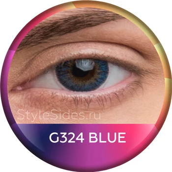 

Цветные линзы для темных глаз Голубые, Blue - 324 (без диоптрий)