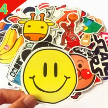 100 шт./лот DIY модный тренд забавные каракули Kuso Culture водонепроницаемые цветные наклейки на кожу игрушка для ноутбука багаж телефон автомобиль