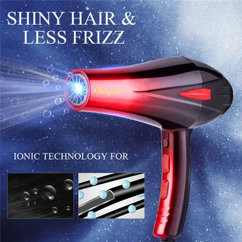 

4000W Professional Travel Hair Dryer Diffuser Electric Rotating Blow Hairdryer Hair Styling Toos For Hairdressing Salon+Nozzle