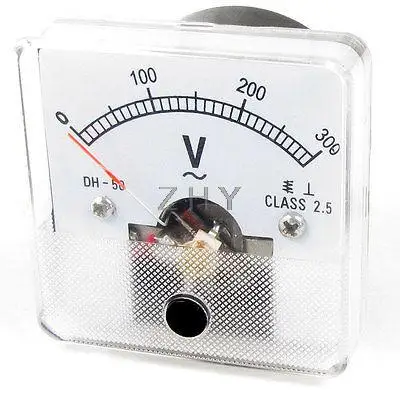 

DH-50 Square Analog Volt Voltage Voltmeter Panel Meter AC 0-300V