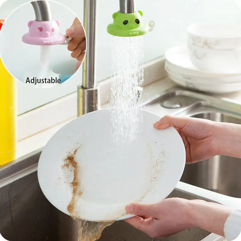 Мультяшная насадка на кран Распылитель кухонный водопроводный кран анти брызг насадка водосберегающая душевая головка
