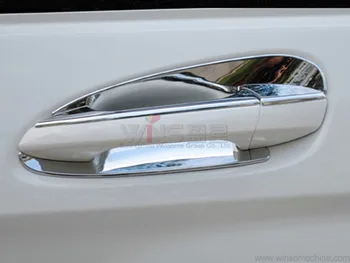 

For Mercedes Benz GLE SUV M Class 2012-2017 W166 ML Door Handle Cover and Bowl Chrome ABS Car Styling Accessories