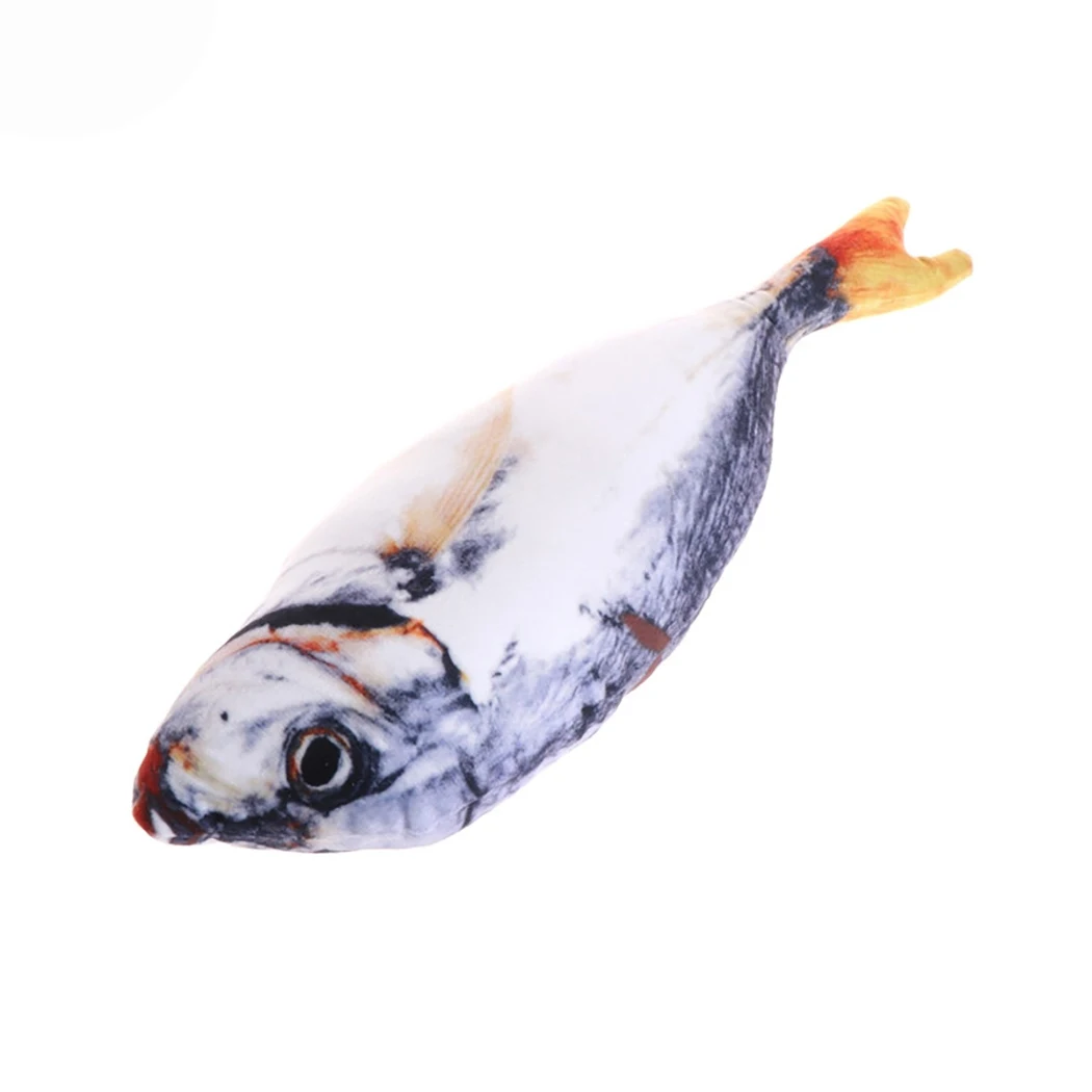 1Pcs Creative Fish Shaped Pet Toy Fish Shape Bite Resistant Catnip Cat Toy Pet Chew Toy Pet Cat Interaction Training Supplies